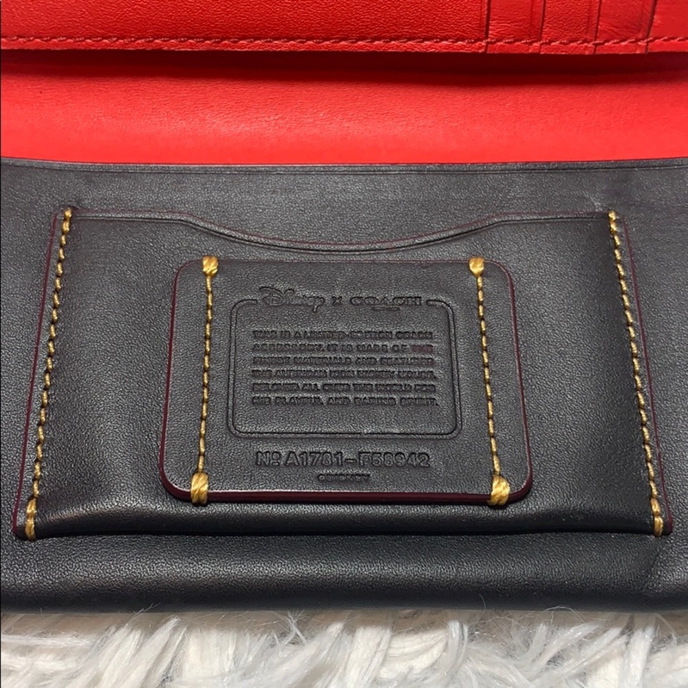 Coach limited edition X wallet Mickey Mouse black - Picture 7 of 10